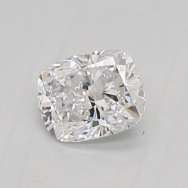 0.46 carat cushion lab-grown diamond