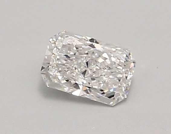 0.51 carat radiant lab-grown diamond
