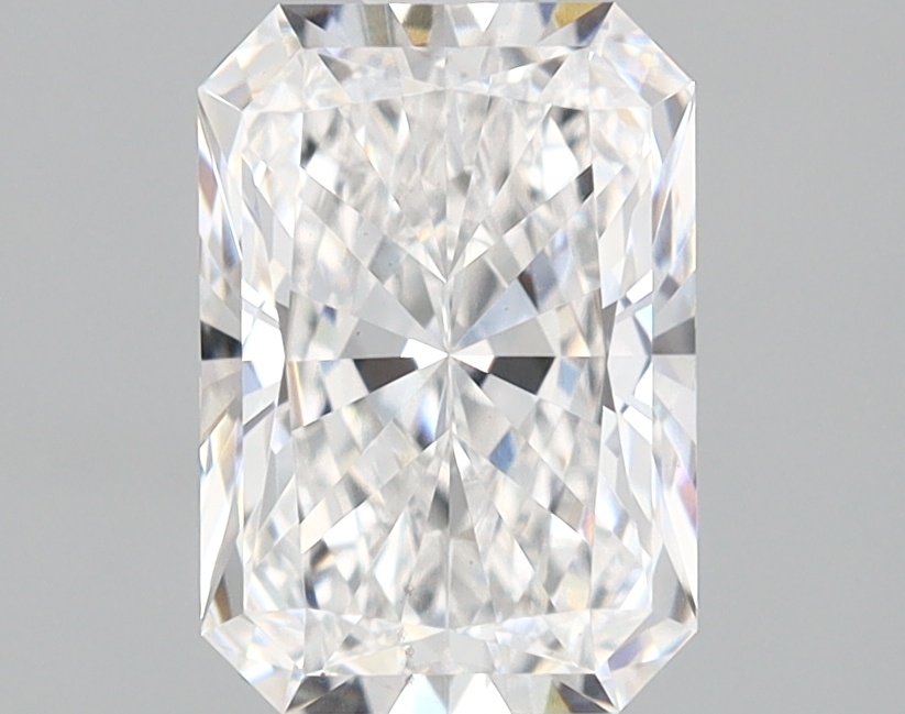 1.27 carat radiant lab-grown diamond