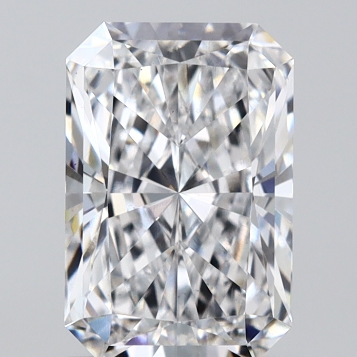 1.27 carat radiant lab-grown diamond