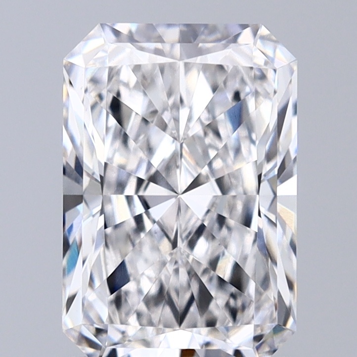 1.56 carat radiant lab-grown diamond