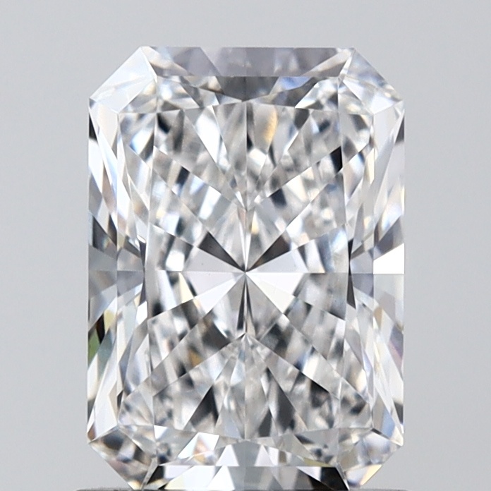 1.27 carat radiant lab-grown diamond