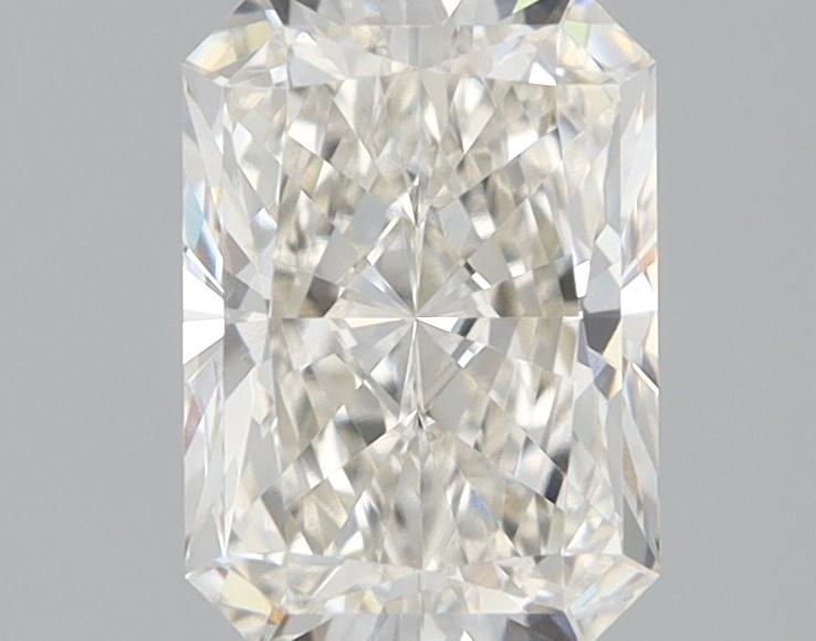 1.23 carat radiant lab-grown diamond