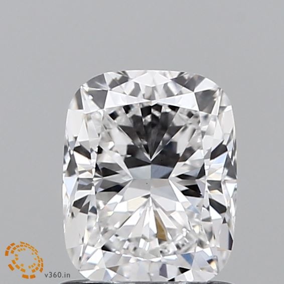 1.03 carat cushion lab-grown diamond