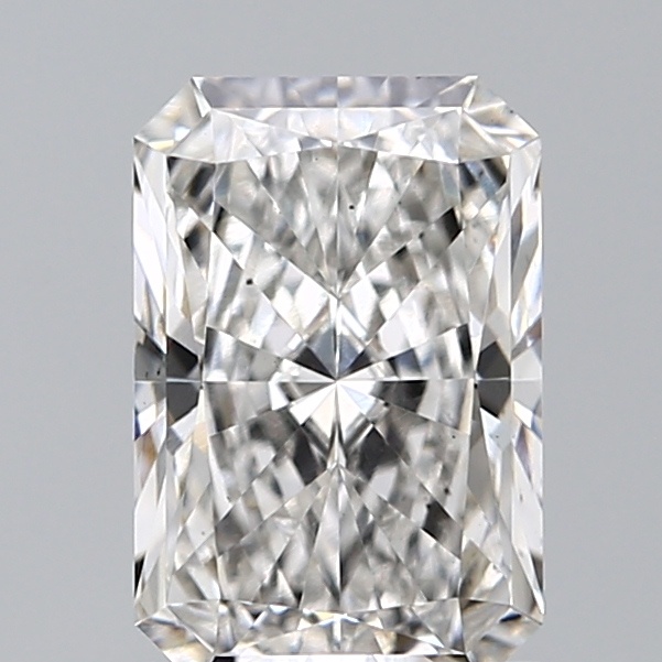 1.23 carat radiant lab-grown diamond