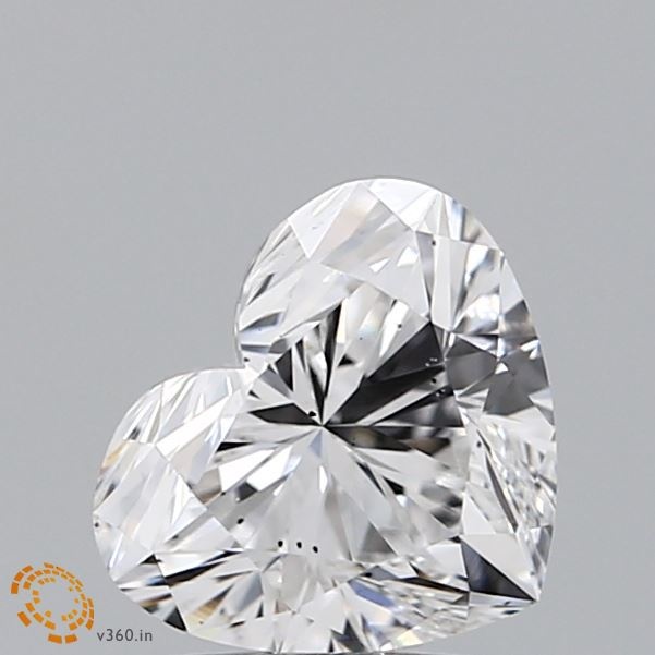 1.39 carat heart lab-grown diamond
