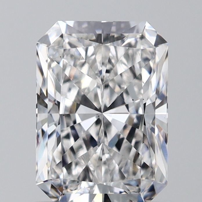 1.27 carat radiant lab-grown diamond
