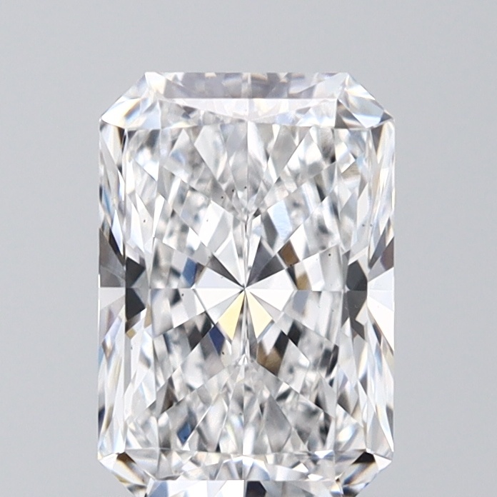 1.07 carat radiant lab-grown diamond