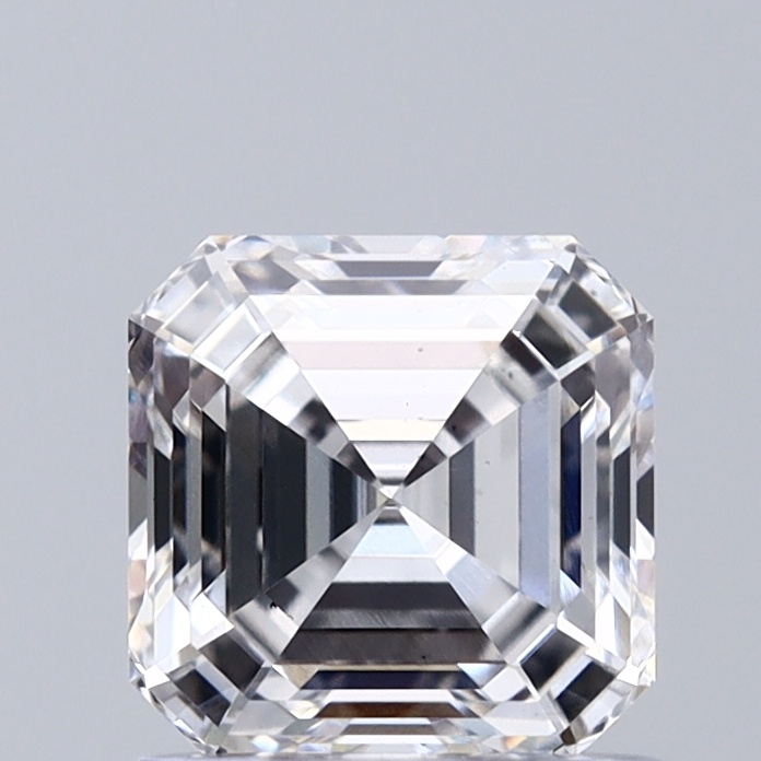 1.08 carat asscher lab-grown diamond