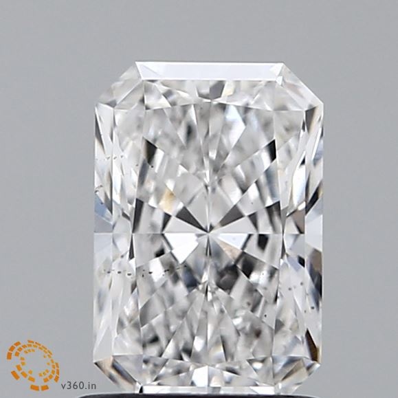 1.08 carat radiant lab-grown diamond