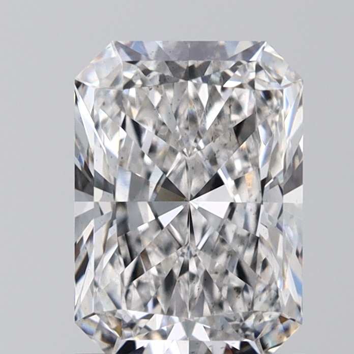 1.28 carat radiant lab-grown diamond