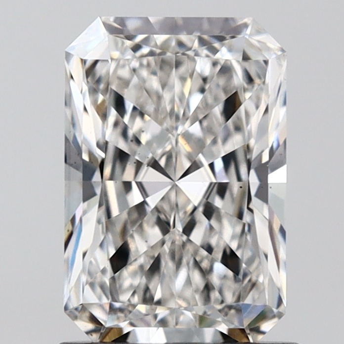 1.34 carat radiant lab-grown diamond