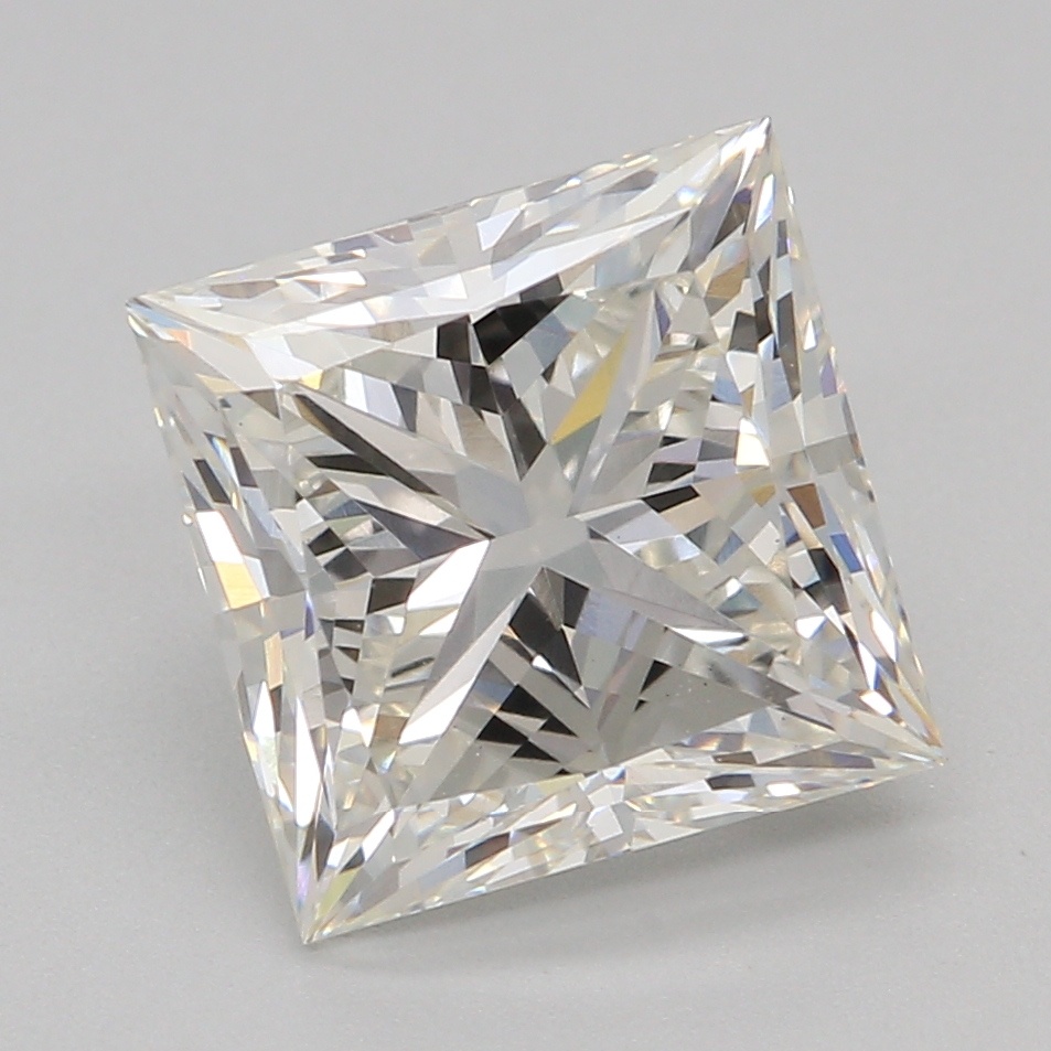2.10 carat princess lab-grown diamond
