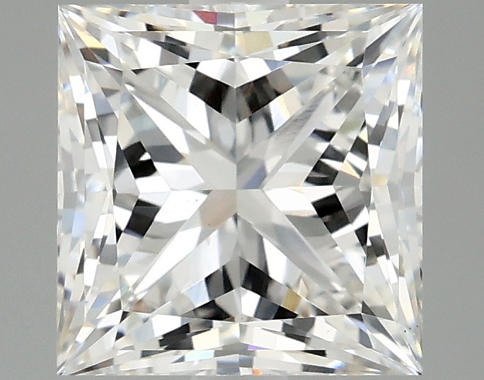 2.54 carat princess lab-grown diamond