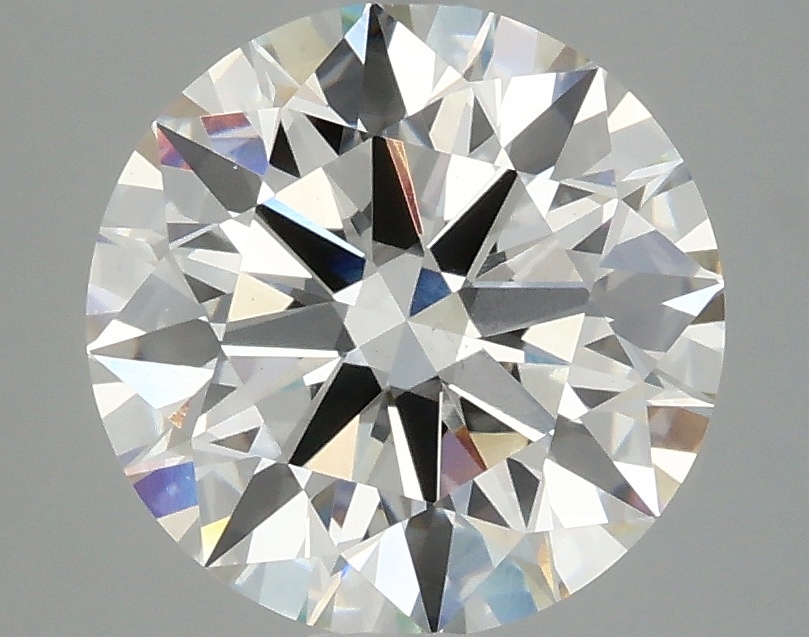 2.84 carat round lab-grown diamond