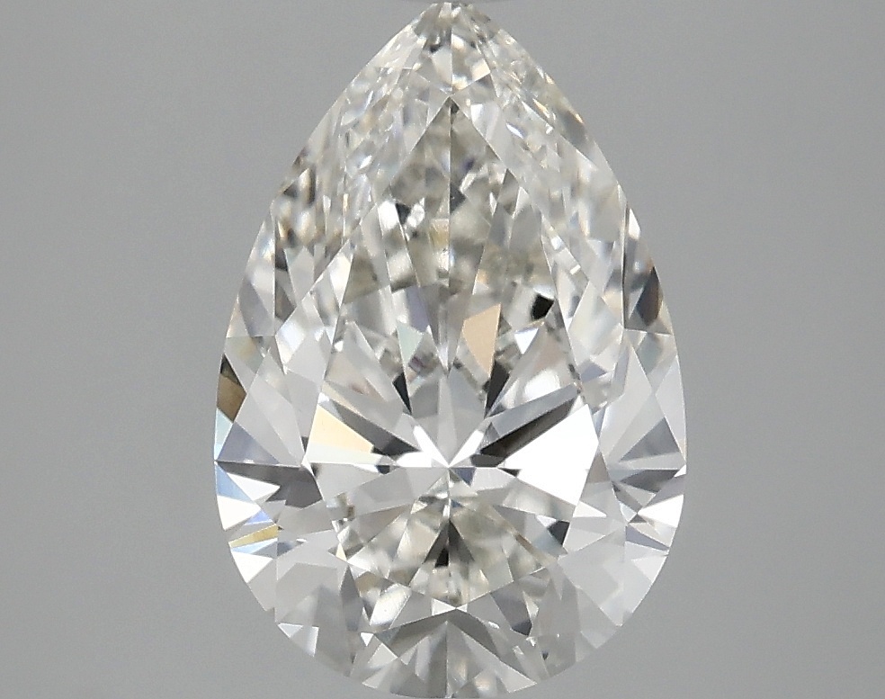 2.50 carat pear lab-grown diamond