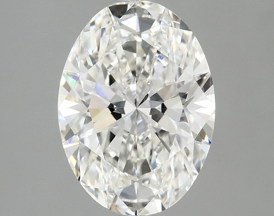 2.57 carat oval lab-grown diamond