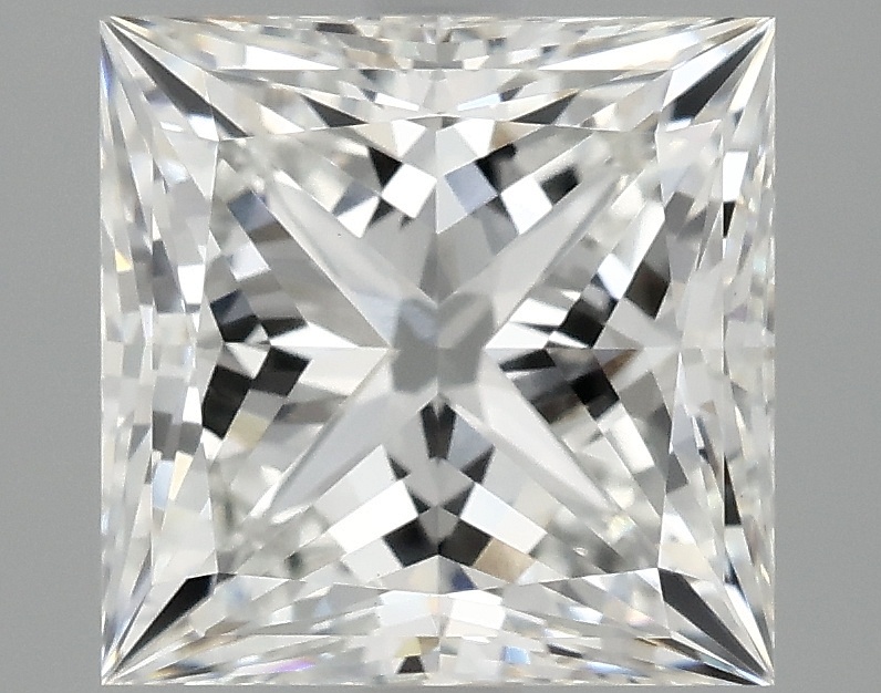 2.57 carat princess lab-grown diamond