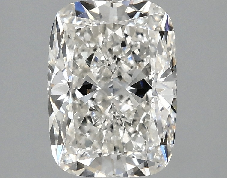 2.04 carat cushion lab-grown diamond
