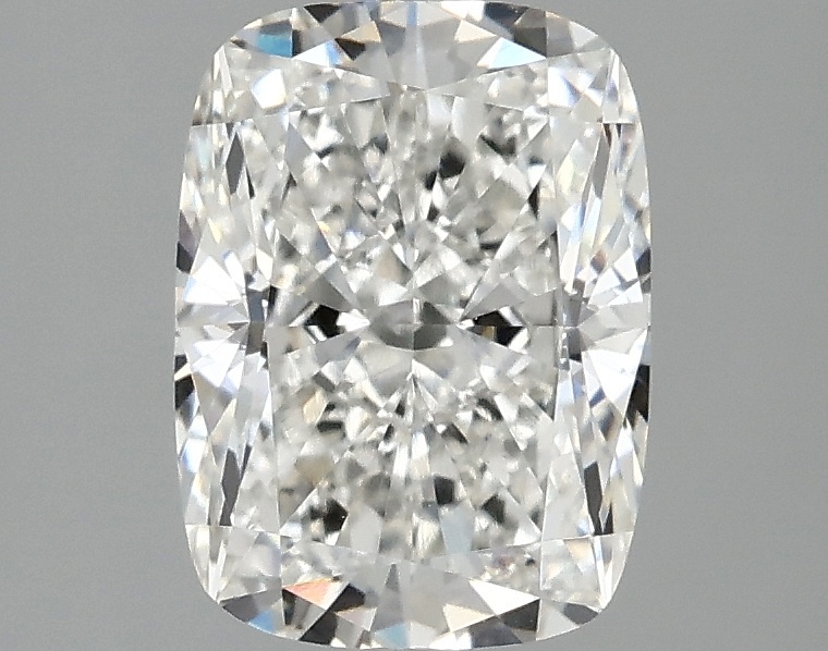 2.04 carat cushion lab-grown diamond