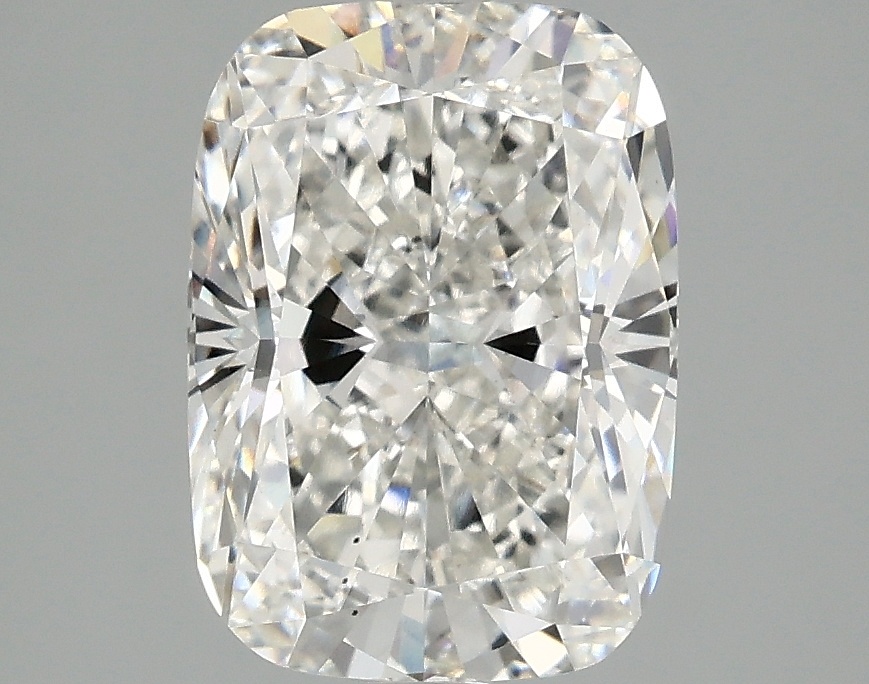 2.51 carat cushion lab-grown diamond