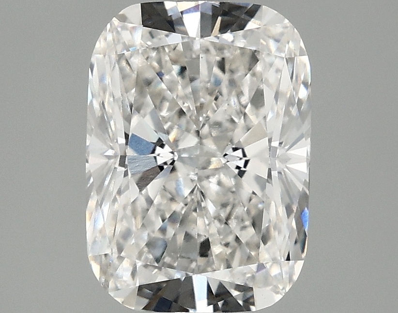 2.45 carat cushion lab-grown diamond