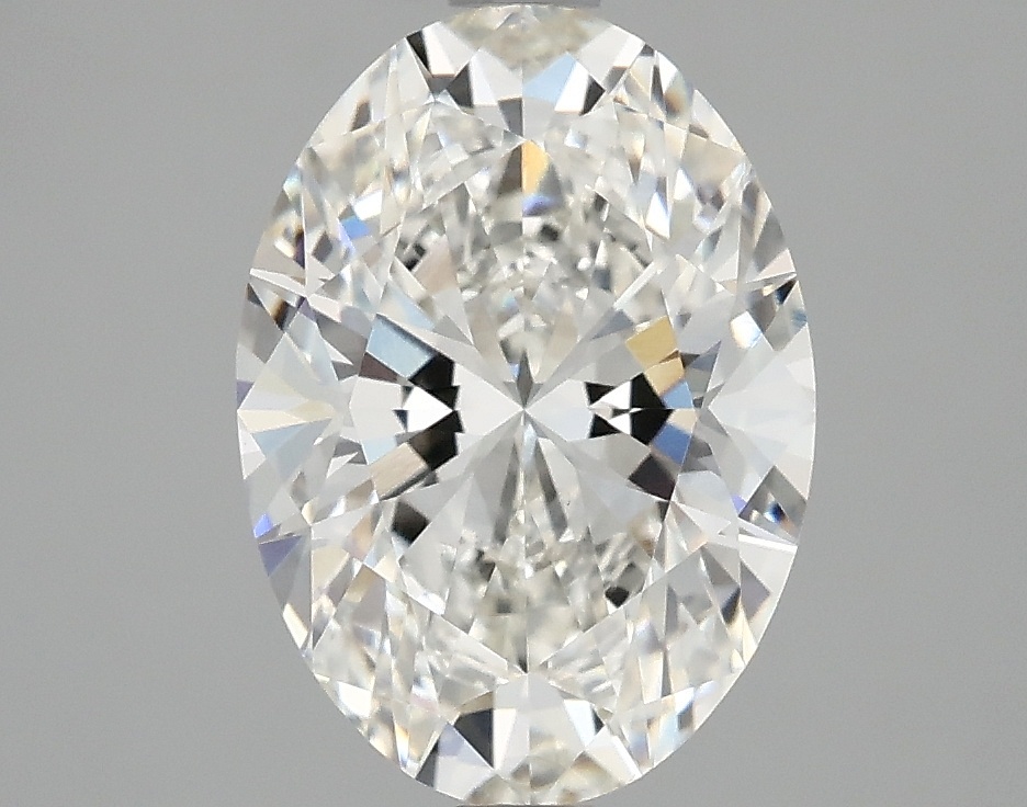 2.57 carat oval lab-grown diamond