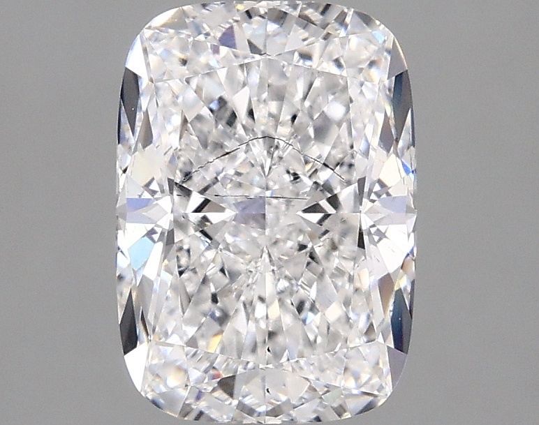 2.07 carat cushion lab-grown diamond