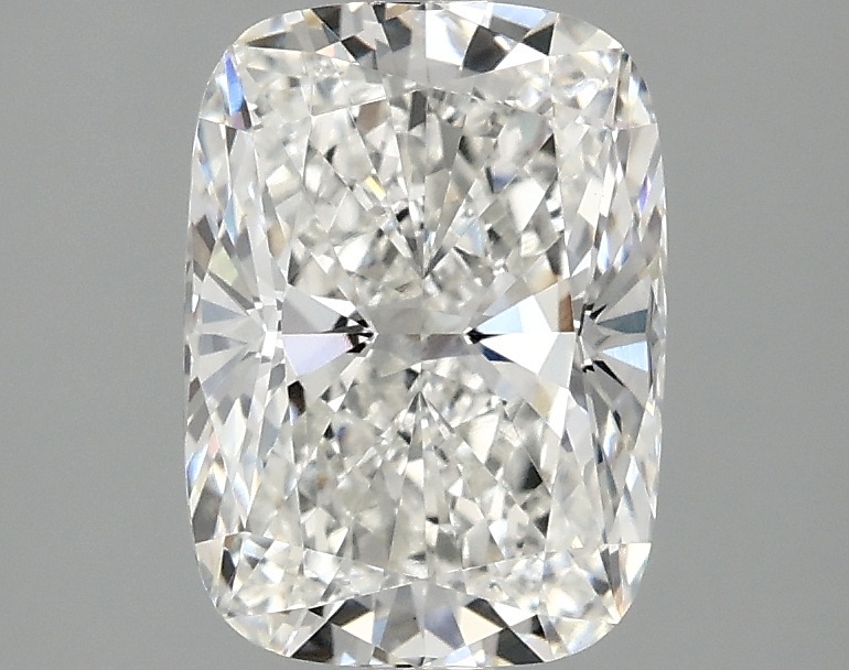 2.04 carat cushion lab-grown diamond